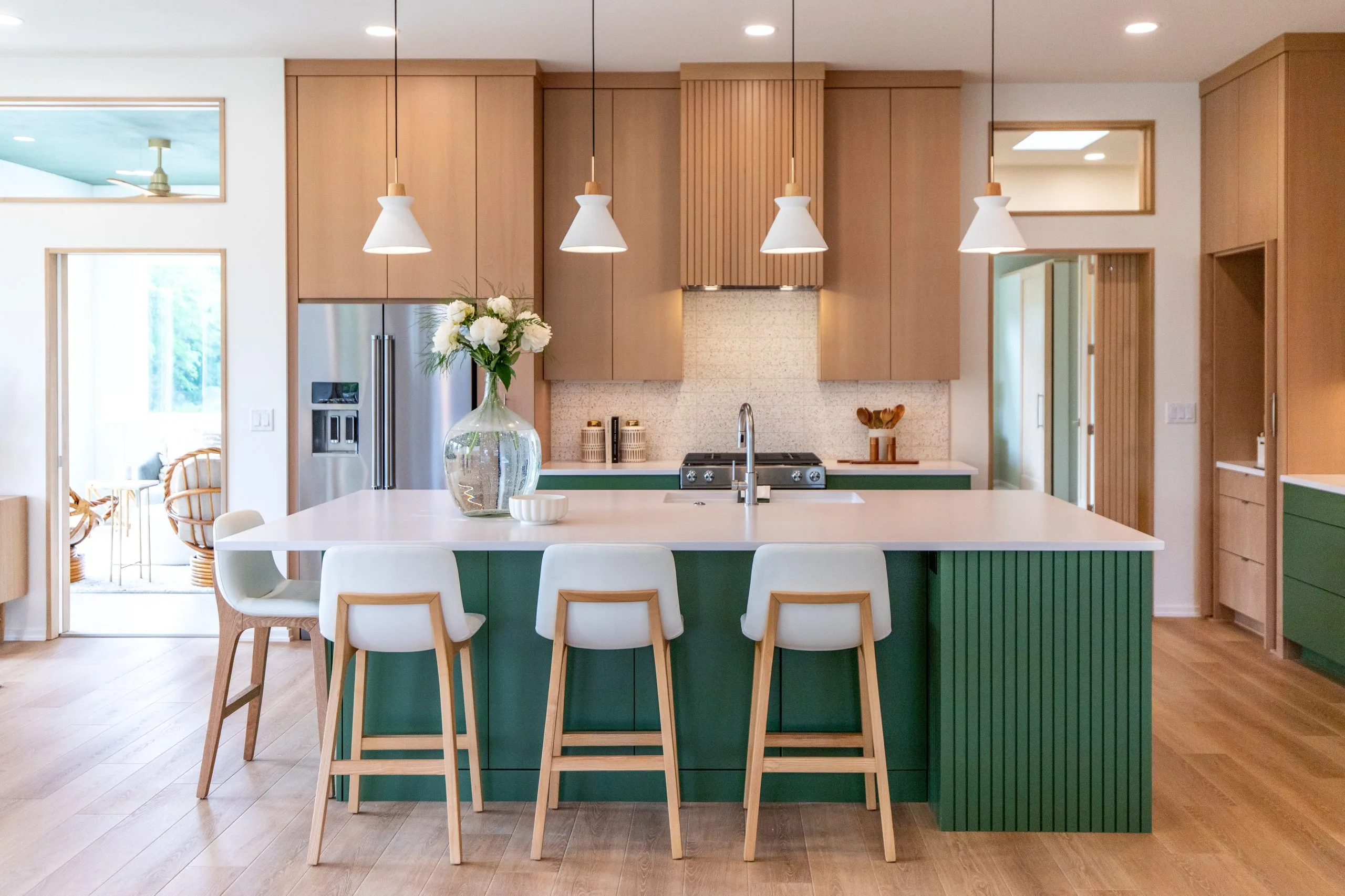 Cartier Ave Custom Home Kitchen Ames Iowa